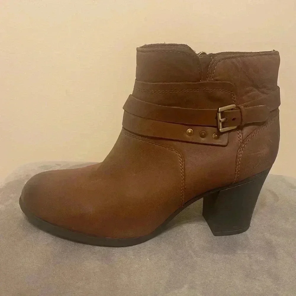ROCKPORT Trutech Leather Booties Size 8.5 - Picture 5 of 12